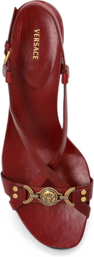 Versace Marisa leren sandalen 50 mm Rood - Foto 5
