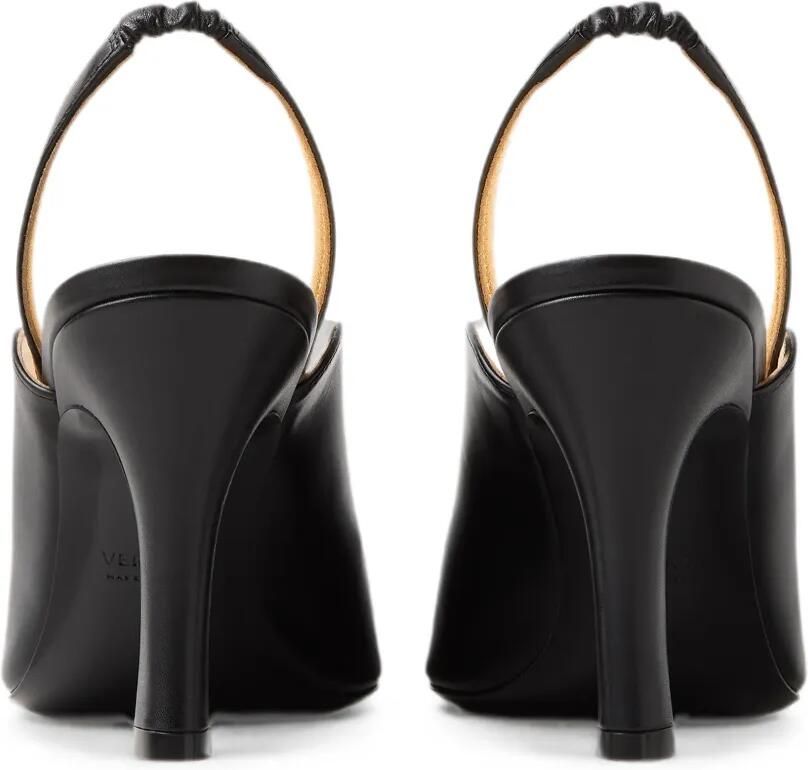 Versace Marisa leren slingback pumps 90 mm Zwart - Foto 3