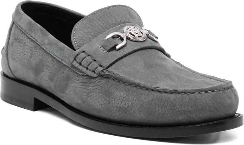 Versace Medusa '95 leren loafers Grijs - Foto 2