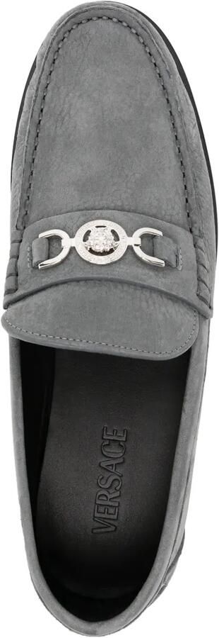 Versace Medusa '95 leren loafers Grijs - Foto 4