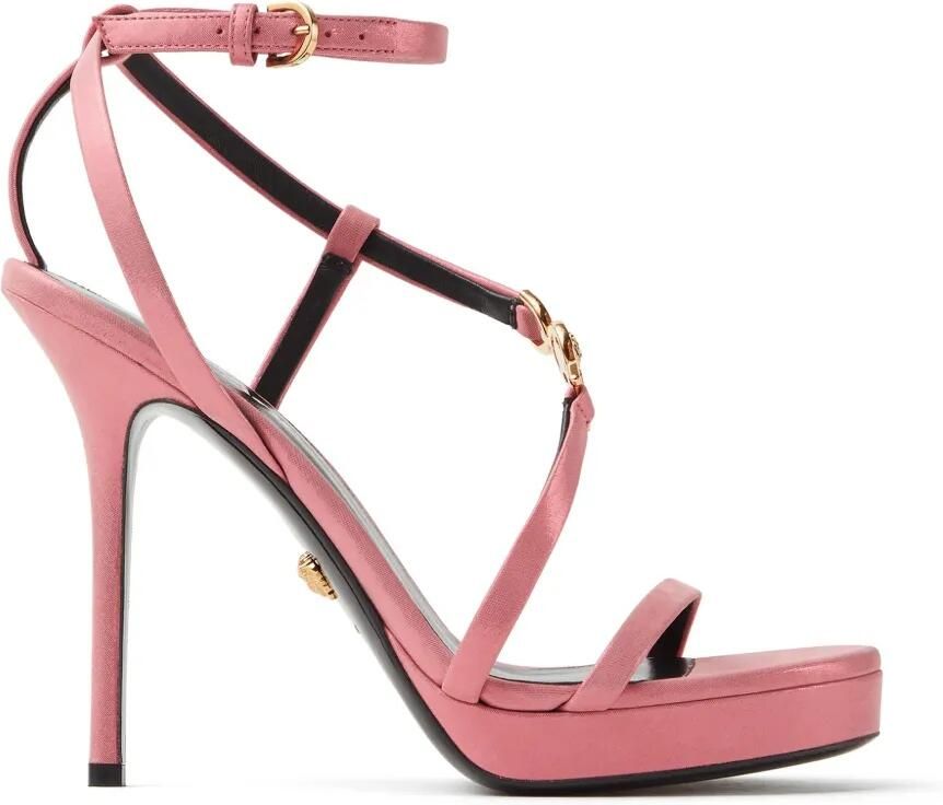 Versace Medusa '95 verfraaide leren sandalen 115 mm Roze