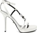 Versace Medusa '95 verfraaide satijnen sandalen Wit - Wit