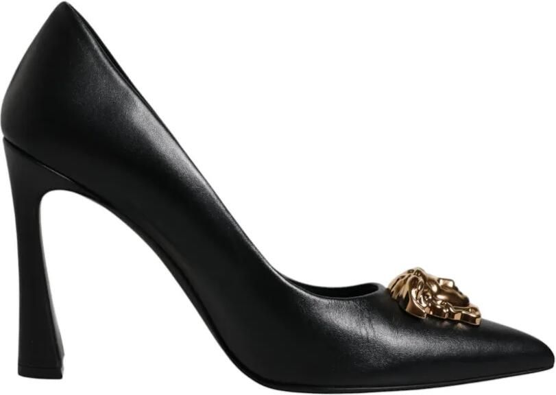 Versace Medusa Aevitas leren pumps Zwart