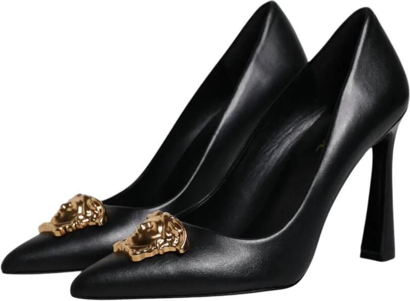 Versace Medusa Aevitas leren pumps Zwart - Foto 5