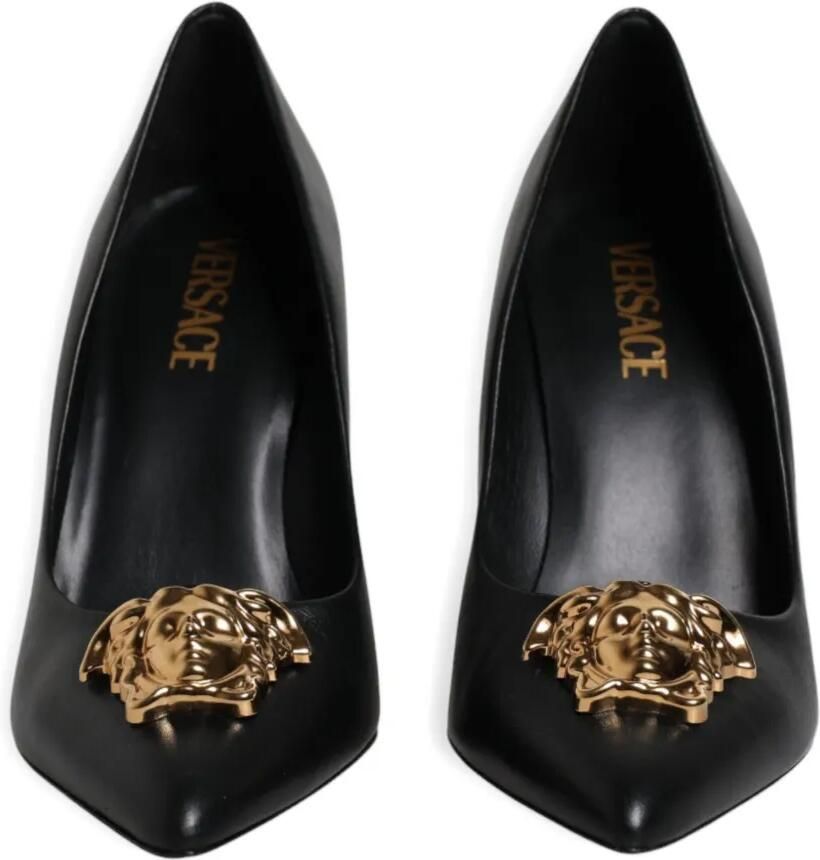 Versace Medusa Aevitas leren pumps Zwart - Foto 2