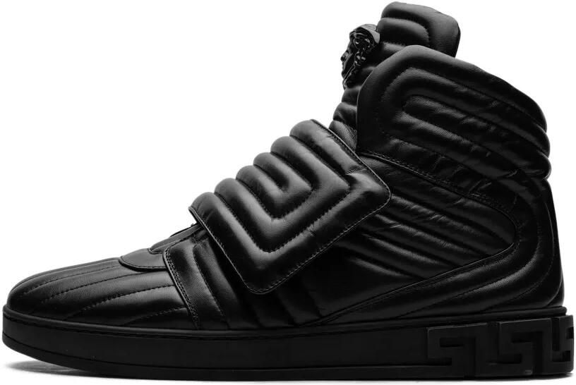 Versace Medusa gewatteerde sneakers Zwart - Foto 3