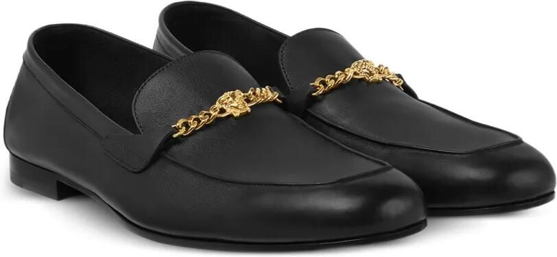 Versace Medusa leren loafers Zwart - Foto 5