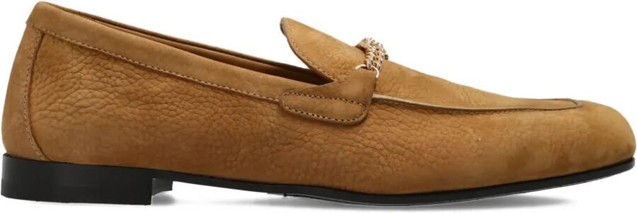 Versace Medusa nabuck loafers Bruin - Foto 3
