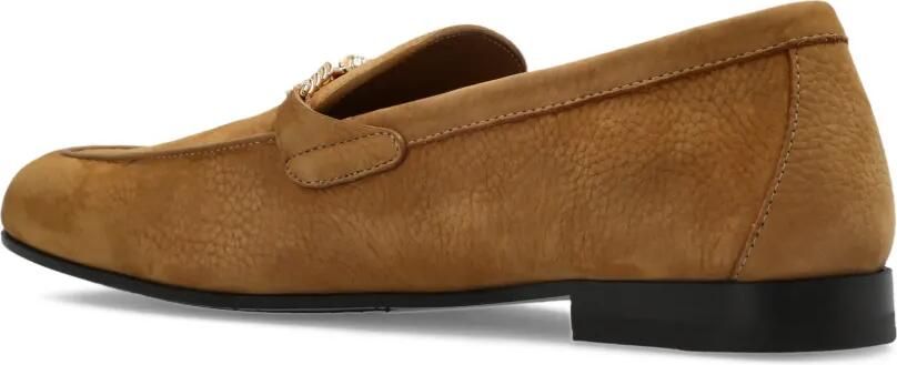 Versace Medusa nabuck loafers Bruin - Foto 4
