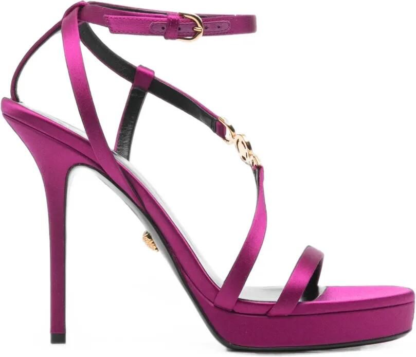 Versace Medusa sandalen met plateauzool Roze