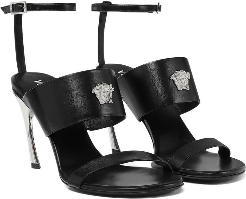 Versace Medusa sandalen met enkelbandje Zwart