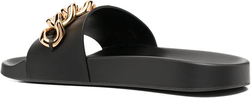 Versace Medusa slippers met ketting Zwart - Foto 3