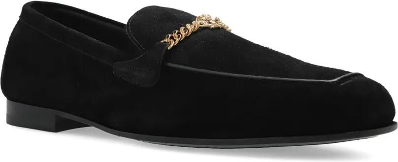 Versace Medusa suède loafers Zwart - Foto 5