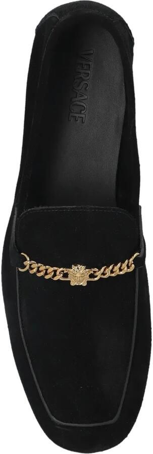 Versace Medusa suède loafers Zwart - Foto 4