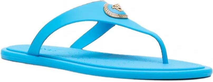Versace Medusa teensandalen met plakkaat Blauw - Foto 4