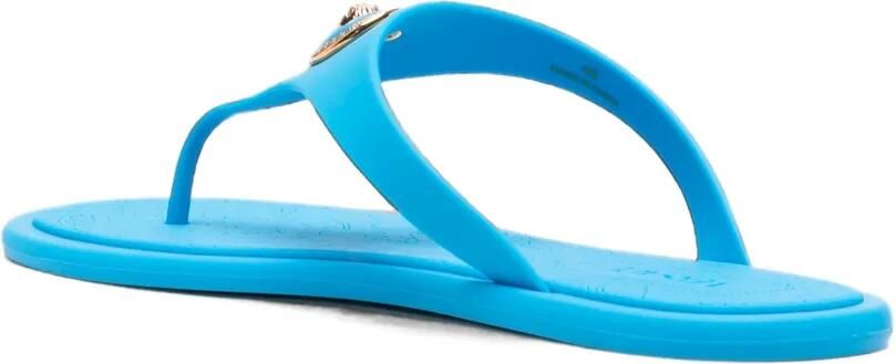 Versace Medusa teensandalen met plakkaat Blauw - Foto 3