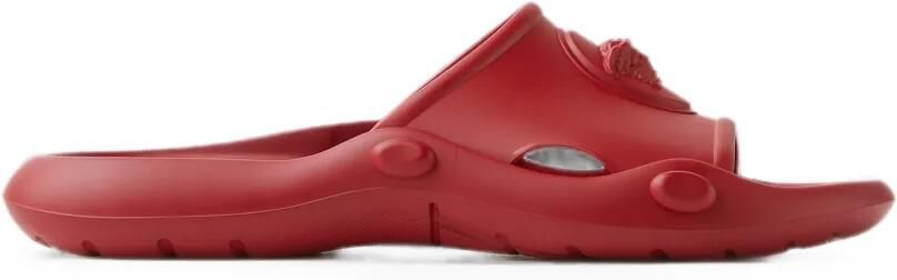 Versace Nettuno rubberen slippers Rood