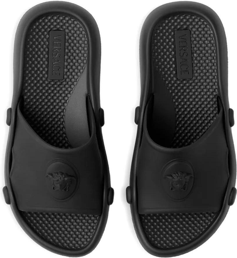 Versace Nettuno rubberen slippers Zwart - Foto 2