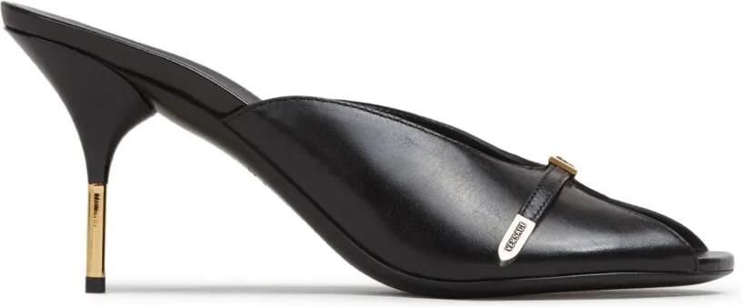 Versace Nyx leren muiltjes Zwart