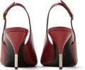 Versace Nyx leren slingbacks pumps Rood - Rood