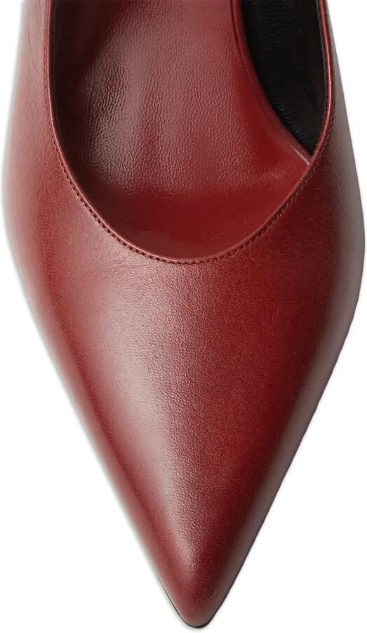 Versace Nyx leren slingbacks pumps Rood - Foto 4