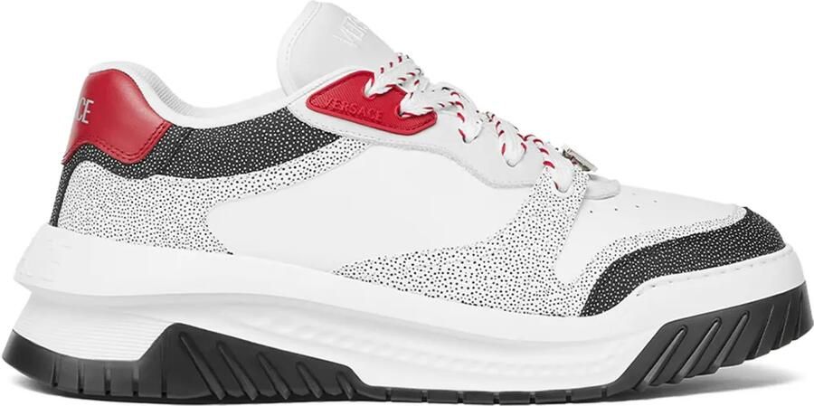 Versace Odissea leren sneakers Wit