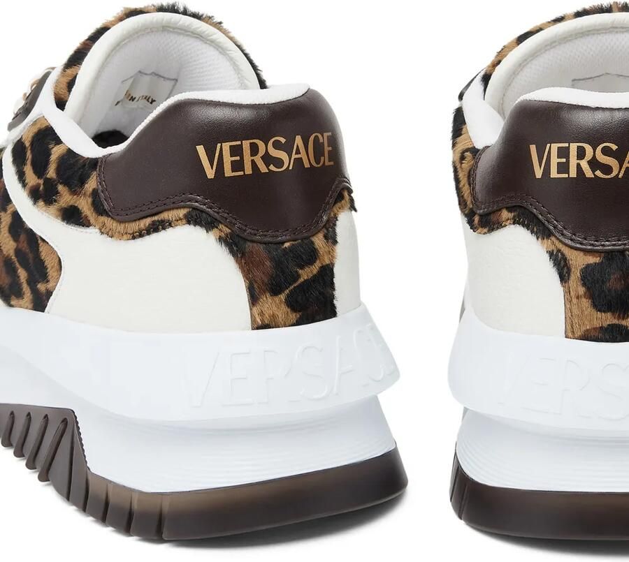 Versace Odissea sneakers met luipaardprint Wit - Foto 3