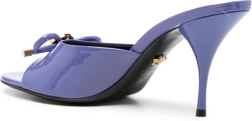 Versace Opera Bow gelakte muiltjes Paars - Foto 3