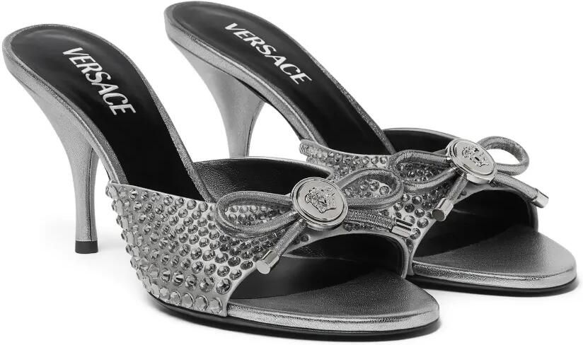 Versace Opera muiltjes verfraaid met strik Zilver - Foto 3
