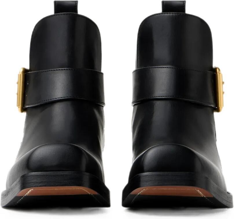 Versace Orlando leren laarzen Zwart - Foto 3