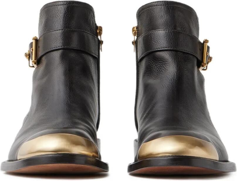 Versace Primo-leather ankle boots Zwart - Foto 5