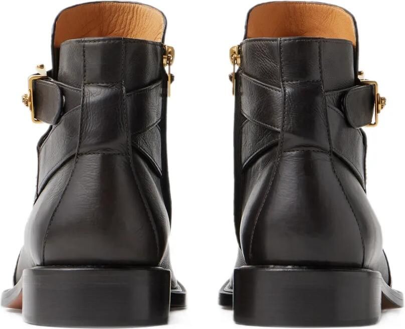 Versace Primo-leather ankle boots Zwart - Foto 4