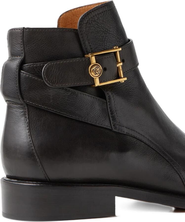 Versace Primo-leather ankle boots Zwart - Foto 2