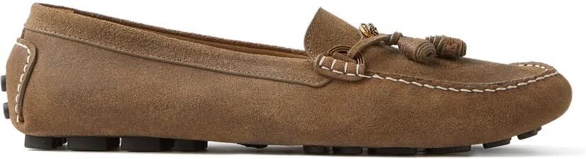 Versace Robin suède loafers Bruin