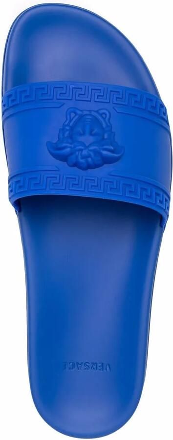 Versace Slippers met Medusa logo Blauw - Foto 2