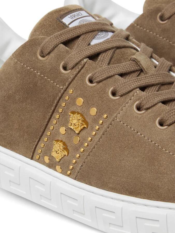 Versace Sneakers met Greca-patroon Bruin - Foto 4