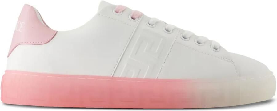 Versace Sneakers met logo-reliëf en kleurverloop Wit - Foto 2