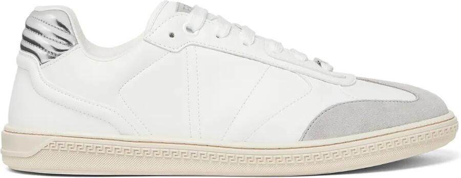 Versace Sneakers met vlakken en Greca-patroon Wit