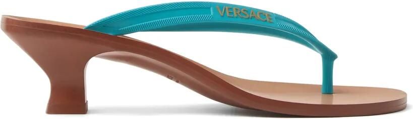 Versace Sophie rubberen sandalen 40 mm Blauw