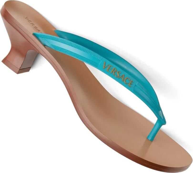 Versace Sophie rubberen sandalen 40 mm Blauw - Foto 3