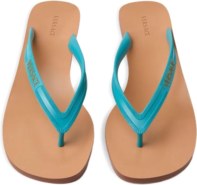 Versace Sophie rubberen sandalen 40 mm Blauw - Foto 2