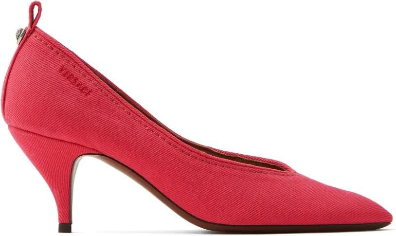 Versace Tina denim pumps Rood