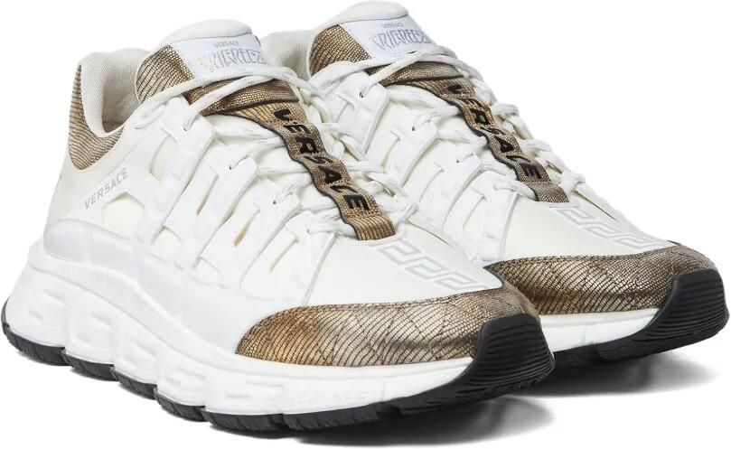 Versace Trigreca sneakers met hagedissenhuid-effect Wit - Foto 5