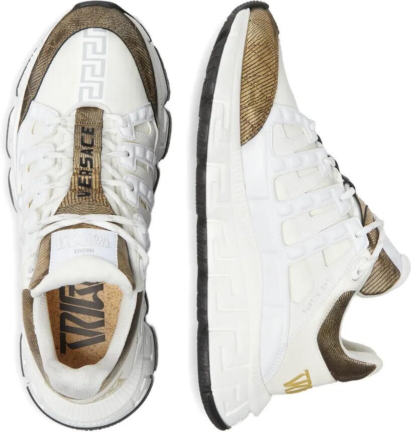 Versace Trigreca sneakers met hagedissenhuid-effect Wit - Foto 3
