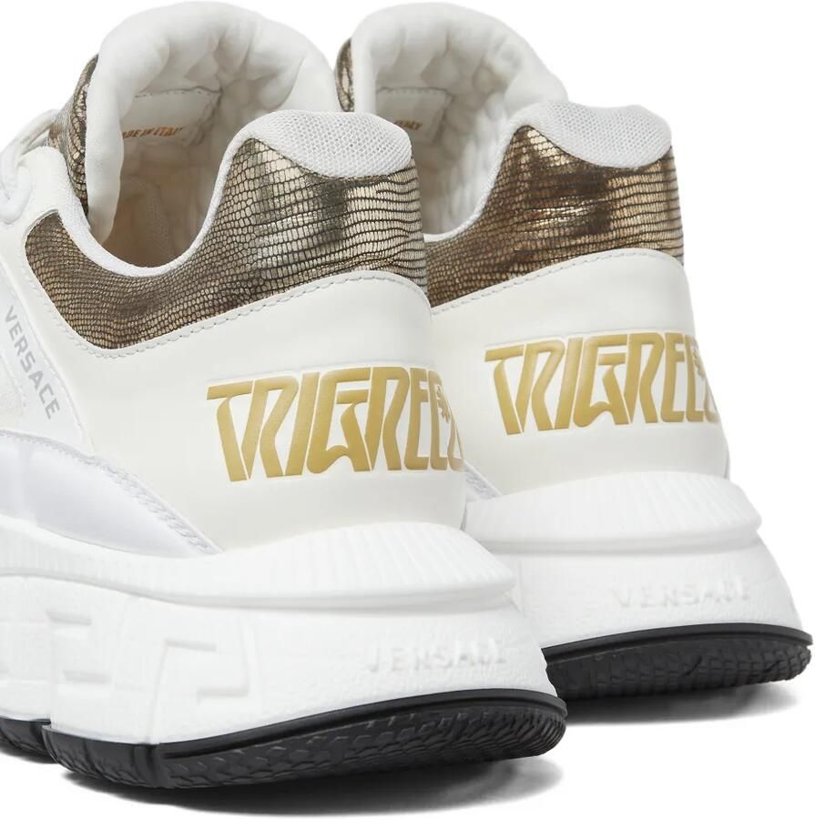 Versace Trigreca sneakers met hagedissenhuid-effect Wit - Foto 2