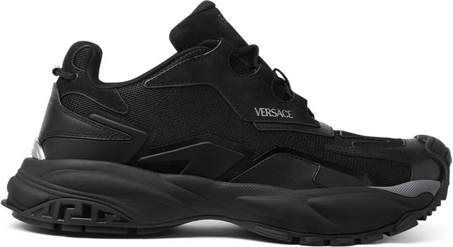 Versace Trigreca sneakers met vlakken Zwart