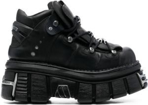 VETEMENTS Chunky veterlaarzen Zwart