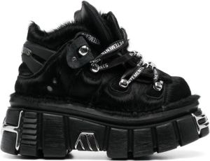 VETEMENTS Leren sneakers Zwart