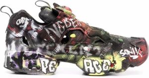 VETEMENTS Speed sneakers met graffiti-print Zwart