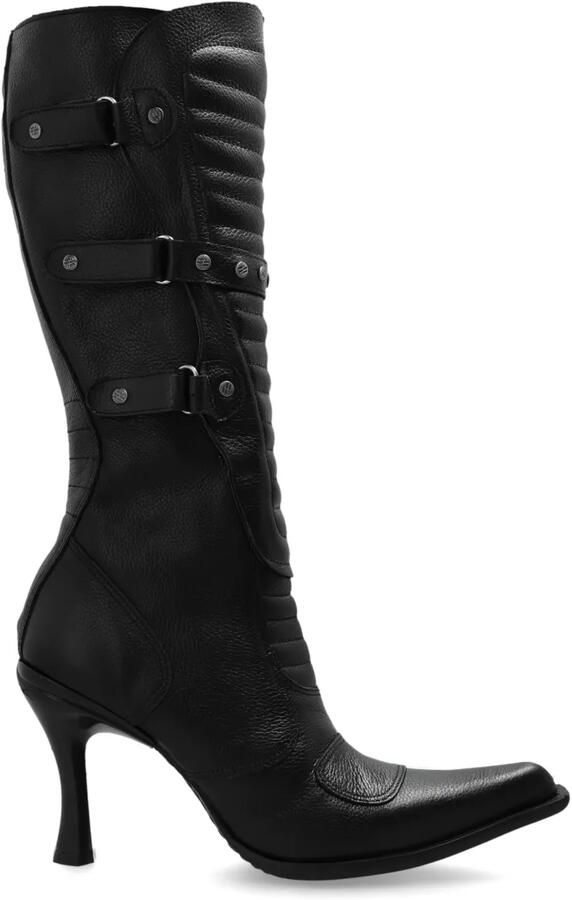 VETEMENTS Laarzen met studs Zwart